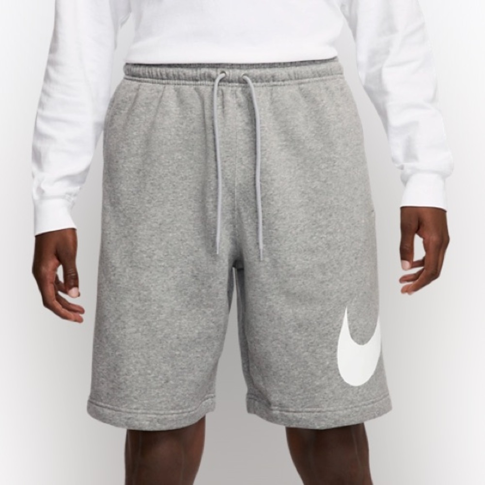 Size XL - Nike Grey Club Fleece Mens 11" Basketball Short